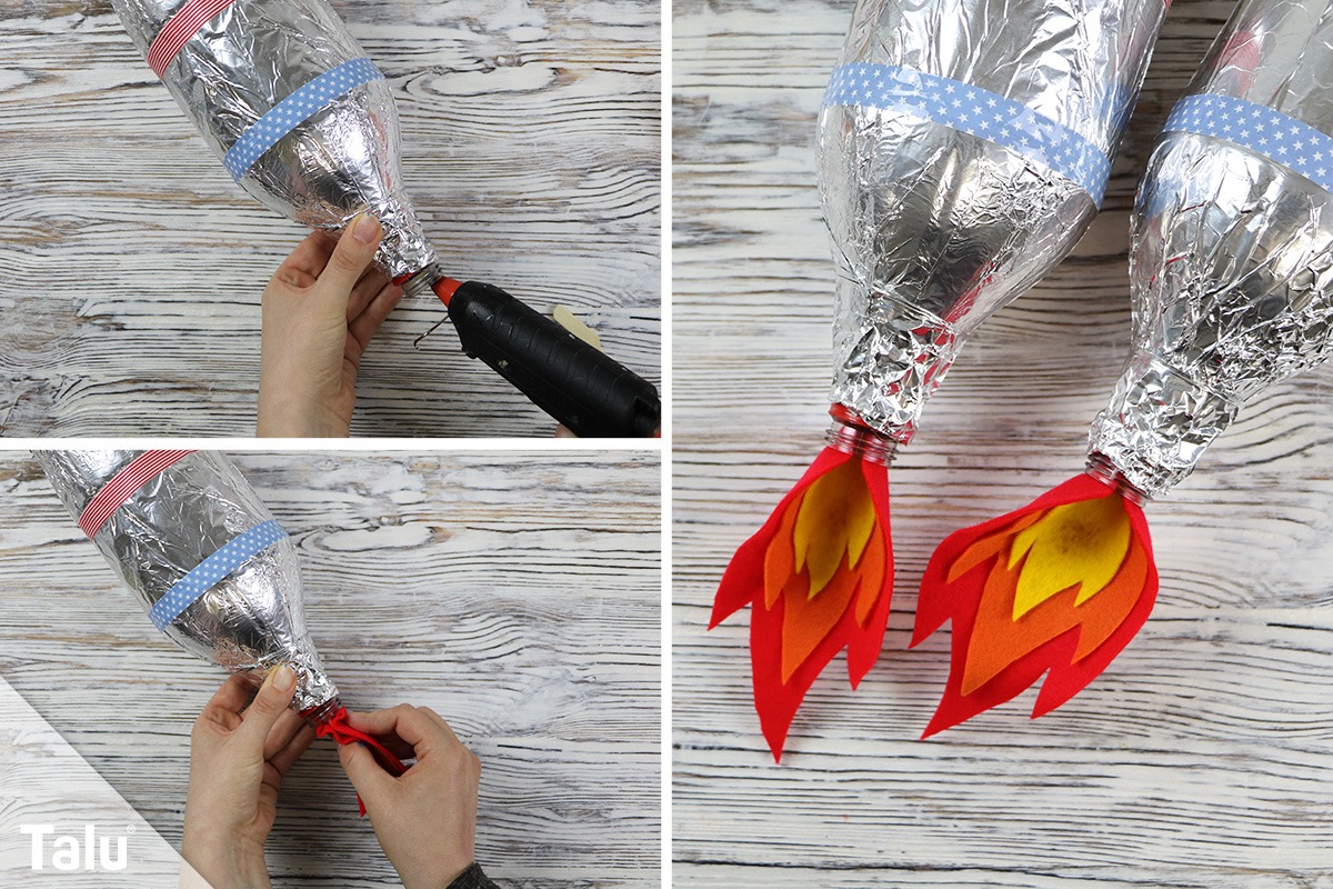 Flammen befestigen