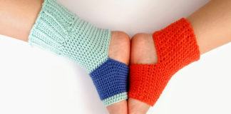 Yoga-Socken häkeln