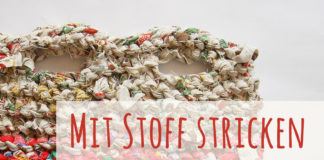 Mit Stoff stricken