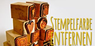 Stempelfarbe entfernen