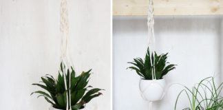 Makramee Blumenampel selber machen