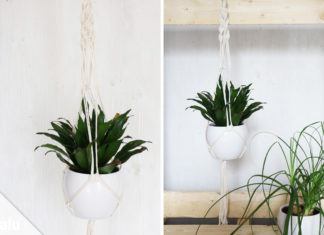 Makramee Blumenampel selber machen