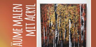 Bäume malen mit Acryl