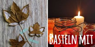 Basteln mit Blättern