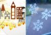 Fensterdeko für Weihnachten