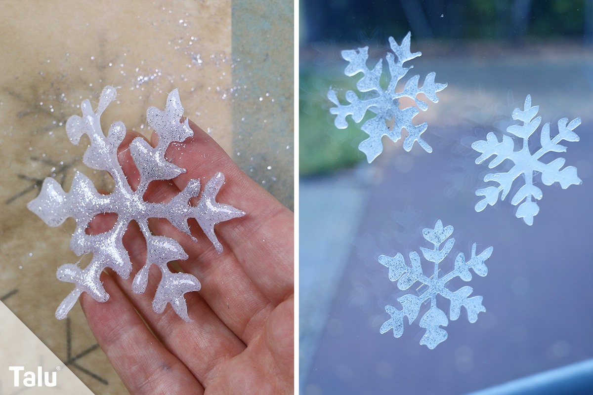 Fensterdeko für Weihnachten