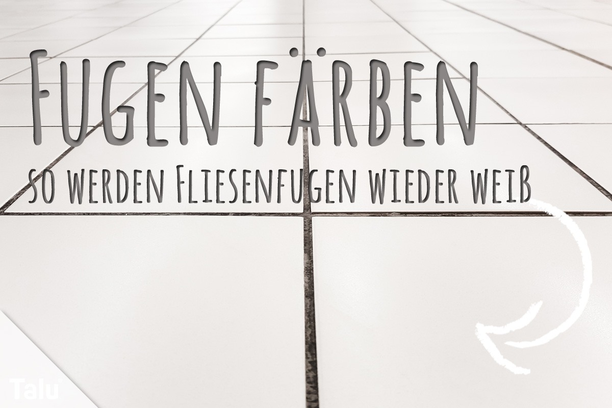 Fugen färben