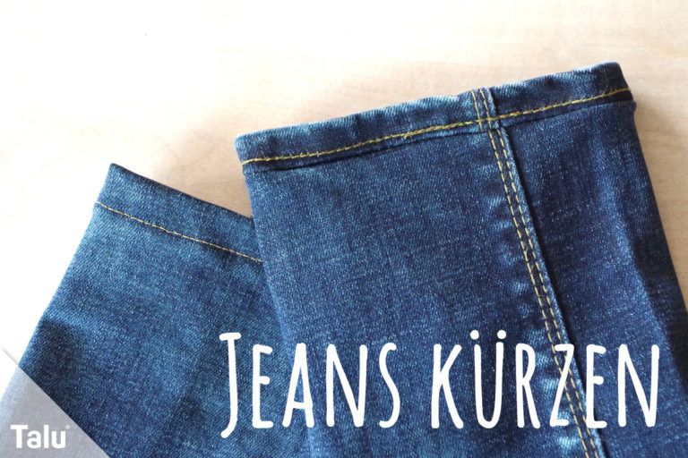 Jeans kürzen