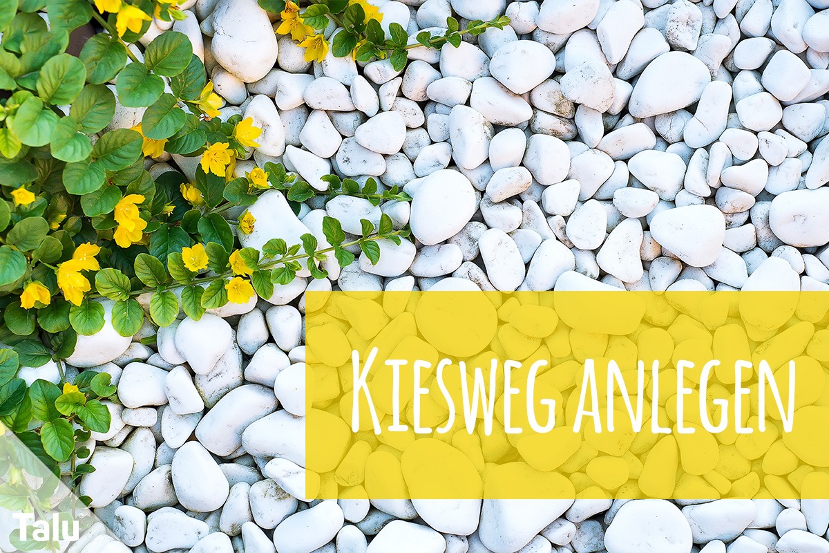 Kiesweg anlegen