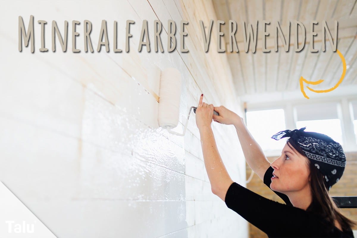 Mineralfarbe verwenden