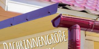 Dachrinnengröße berechnen