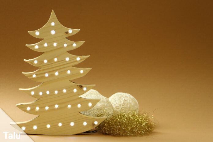 Tannenbaum-Vorlage zum Ausdrucken und Aussägen - PDF in A4 ...