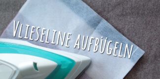 Vlieseline aufbügeln