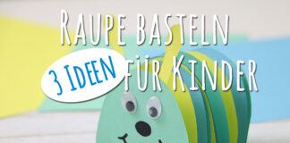 Raupe basteln