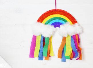 Regenbogen basteln