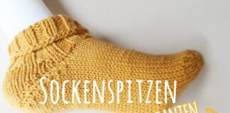Sockenspitze stricken