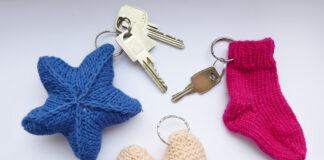 Schlüsselanhänger stricken