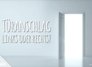 Türanschlag links oder rechts