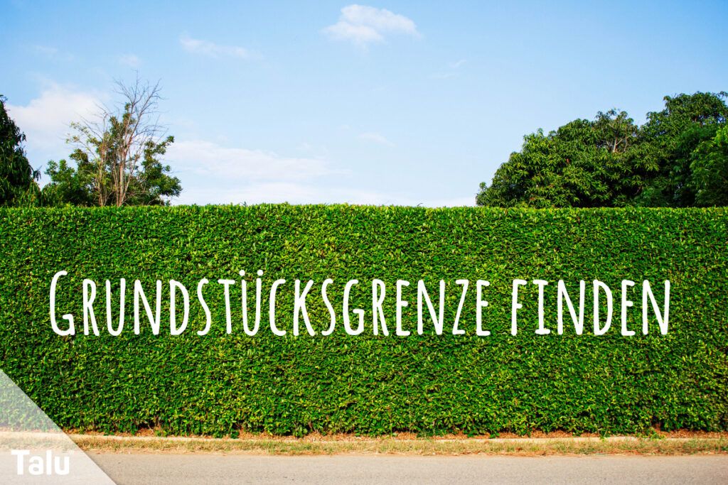 Grundstücksgrenze finden