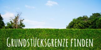 Grundstücksgrenze finden