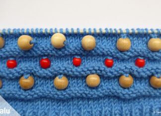 Perlen einstricken