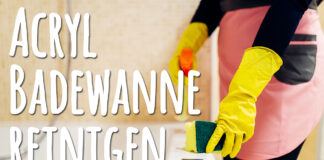 Acryl-Badewanne reinigen