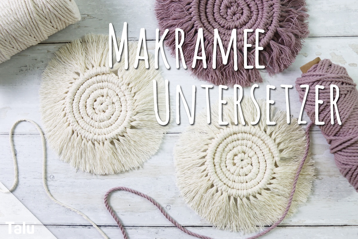 Makramee Untersetzer