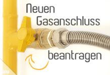 Gasanschluss beantragen