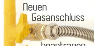 Gasanschluss beantragen