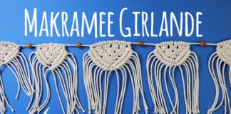 Makramee Girlande selber machen