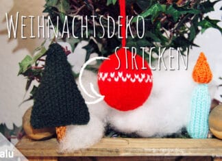 Weihnachtsdeko stricken