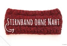 Stirnband ohne Naht stricken