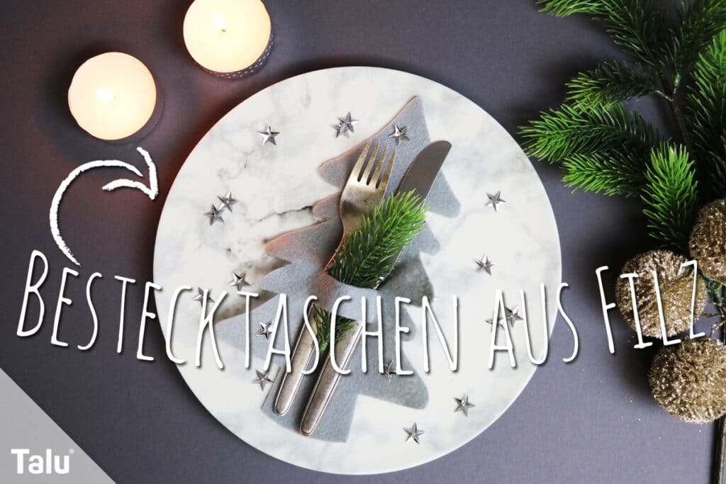 Bestecktaschen aus Filz