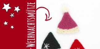 Weihnachtsmütze häkeln