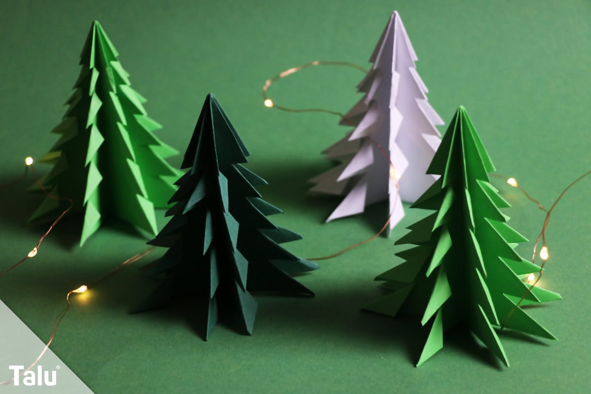 Origami Weihnachtsbaum