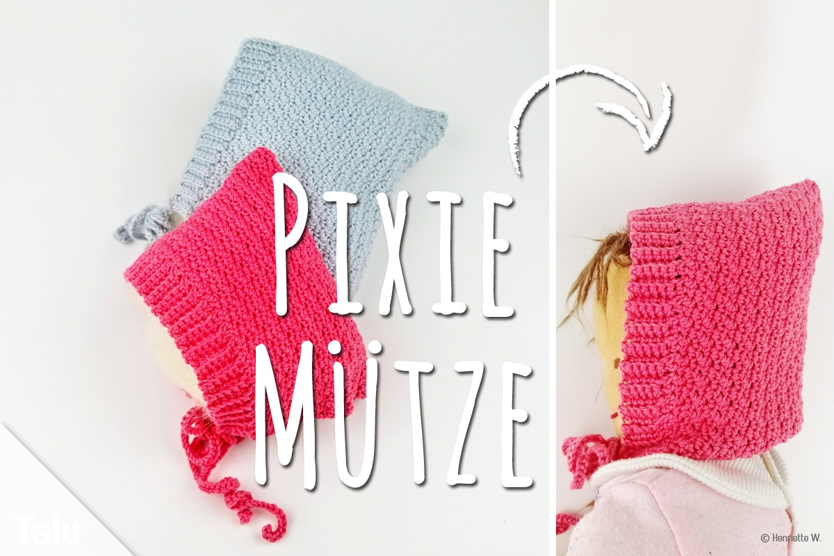 Pixie Mütze häkeln