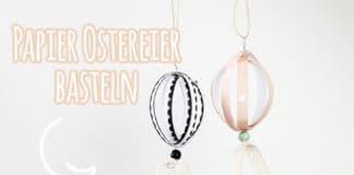 Papier Ostereier basteln