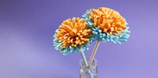 Blumen basteln aus Papier
