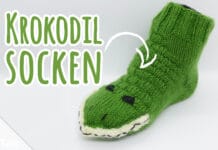 Krokodilsocken stricken
