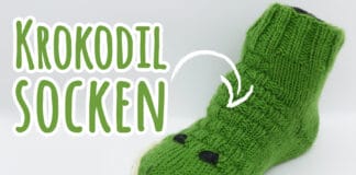 Krokodilsocken stricken