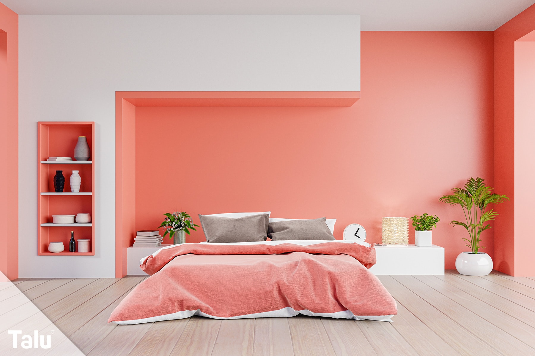 Coral Wandfarbe