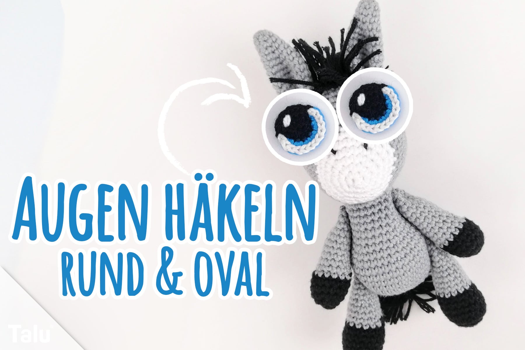 Augen häkeln