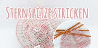 Sternspitze stricken