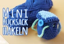 Mini-Rucksack häkeln