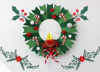 Adventskranz basteln