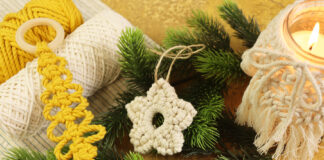 Makramee für Weihnachten