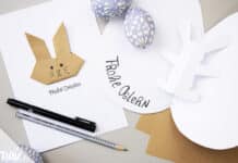 Karte zu Ostern basteln