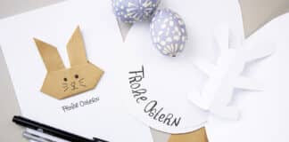 Karte zu Ostern basteln