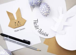 Karte zu Ostern basteln