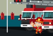 Gute-Nacht-Geschichte über Feuerwehr